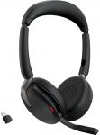Juhtmeta k&otilde;rvaklapid Jabra Evolve2 65 Flex Duo WLC, must v.
