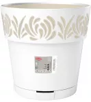 Lillepott Stefanplast Gaia 88600, plastik, &Oslash; 30 cm, valge v.