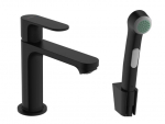 Bidee du&scaron;ikomplekt Hansgrohe Rebris S, must v.