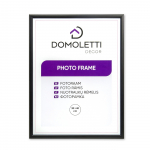 Fotoraam Domoletti, 30 cm x 40 cm, must v.