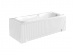 Vann, sisseehitatav Besco Majka Nova, 160 cm x 70 cm x 58.5 cm, ristk&uuml;lik, valge