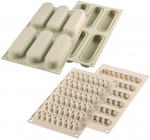 Silikoontarvikud Silikomart Kit Pop Eclair, hall v., 29.8 cm x 18 cm