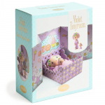 Kujukeste komplekt, koos tarvikutega Djeco Tinyly Violet Tinyroom DJ06965, violetne v.