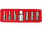 Kruvikeeraja otsikute komplekt Vorel 66710, H12, 30 mm, 4 - 12 mm, 3/8"