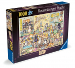 Pusle Ravensburger Crazy Cats Easter, 50 cm x 70 cm, 1000 tk, mitmev&auml;rviline