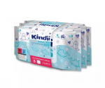 Puhastuslapid beebidele, naha puhastamiseks, lastele Kindii Pure Water, 180 tk