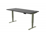 Arvutilaud reguleeritava k&otilde;rgusega Desktronic HomePro 40 853, 180 cm x 80 cm, 126 cm, must v./roheline v.