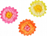 Dekoratsioon, komplekt MFP Flowers, mitmev&auml;rviline, 35 cm, 3 tk