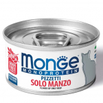 Kassi m&auml;rgtoit Monge Monoprotein Flakes Of Only, veiseliha, 0.08 kg