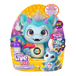 Interaktiivne m&auml;nguasi draakon Little Live Pets Magical, sinine v.
