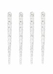J&otilde;ulupuu ehe Christmas Touch Icicle SYDD-1703, 16 cm, l&auml;bipaistev v., plastik, 4 tk