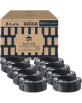Kassett m&auml;hkmete konteineri jaoks Tommee Tippee Twist & Click, 8 tk, must v.