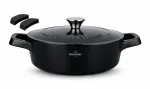 Kastrul Swiss Haus Zurich Luxury Low, &Oslash;28 cm, 3.9 l, must v.