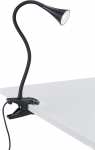 Klambriga laualamp Reality Viper R22398102, LED, 3W, must v./must v.