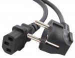 Juhe Gembird Power Cord C13 Elektros tinklo, C13, 5 m, must v.