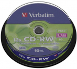 Andmekandja Verbatim CD-RW, 700 MB, 10tk
