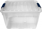 Kaanega hoiukarp Plast Team Home Box 2232, 30 l, l&auml;bipaistev v., 36 x 47 x 25.2 cm