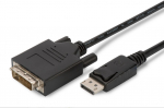 Kaabel MicroConnect Displayport Dipslay Port Male, DVI Male, 2 m, must
