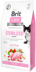 Kuiv kassitoit Brit Care Sterilised Sensitive, k&uuml;&uuml;likuliha, 7 kg