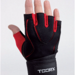S&otilde;rmeotsteta kindad Toorx Professional, must/punane, M