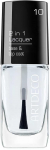 Pealislakk Artdeco 2 in 1 Lacquer Base & Top Coat, base & top coat, 10 ml