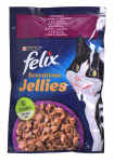 Kassi m&auml;rgtoit Felix Sensations Jellies Duck & Spinach, pardiliha/k&ouml;&ouml;giviljad, 0.085 kg