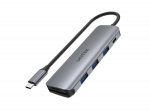 USB jaotur Unitek H1107C USB Type-C, 3 x USB 3.1, h&otilde;be v.