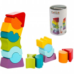 Arendav m&auml;ng Cubika Balance Toy, 18 cm, mitmev&auml;rviline, 8 tk