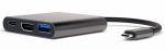 Adapter 4smarts USB-C - USB/HDMI/USB-C USB-C male, USB/HDMI/USB-C female, 0.15 m, must