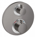 Peidetud termostaatsegisti Hansgrohe Ecostat S Brushed, kroom