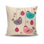Dekoratiivpadjap&uuml;&uuml;r Mioli Decor NKRLNT-120, mitmev&auml;rviline, 43 cm x 43 cm