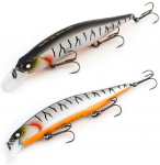 Vobler Akara Best Minnow 110SP A109, 11 cm, 17 g, h&otilde;be/must/oranž
