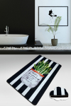 Vannitoa p&otilde;randamatt Foutastic Aloevera 359CHL4459, mitmev&auml;rviline, 120 cm x 70 cm