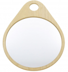 Peegel Corto, rippuv, 32 cm x 41 cm, hele pruun