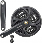 Eesmine hammasrattaplokk Shimano Altus FC-M371-44T, metall, must v.