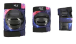 Kehakaitsmed Nils Extreme H734, S, must v./roosa v./violetne v.