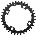 Hammasratas SunRace CRMX04 Narrow-Wide Alu 104BCD CHWH128, metall, must v.
