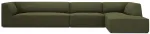 Nurgadiivan Micadoni Home Ruby 5 Seats, tumeroheline v./roheline v., parem, 366 x 180 cm x 69 cm