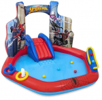 Bassein, laste Bestway Spider Man LT14714, sinine v./punane v. 211 cm x 206 cm x 127 cm
