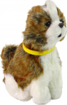 M&auml;nguloom Lean Toys Dog Shitzu 12703, 17 cm, pruun v./valge v.
