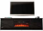 TV-laud Cama Meble RTV Granero, must v., 35 cm x 200 cm x 56.7 cm