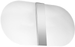Valgusti lagi Sollux Salia SL.1004, G9, 2 x 40 W, valge v. / kroom v.