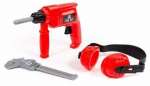 Laste t&ouml;&ouml;riistakomplekt Polesie Tool Set 9900, must/punane/hall