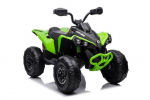 Laste elektriline ATV Lean Toys Quad CAN-AM Renegate, must v./roheline v.