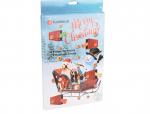 Advendikalender koertele Flamingo Merry Christmas 518142, p&uuml;hvli nahk, 0.34 kg, 24 tk