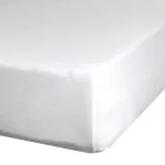 Voodilina Premium Jersey 4, kreemjasvalge, 220 x 240 cm, kummiga
