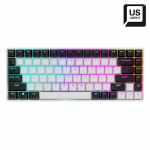 Juhtmega m&auml;nguklaviatuur Sharkoon Skiller SGK50 S3 Gateron Yellow, EN, valge v./must v.