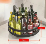 Maitseainete riiul 3687056, must, 26 cmx26 cm