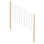 Peenrakast Upyard, 118 cm x 116 cm x 41 cm