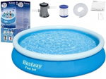 Bassein, t&auml;ispuhutav Bestway Fast Set BE57274, sinine/valge, 366 x 76 cm, 5377 l